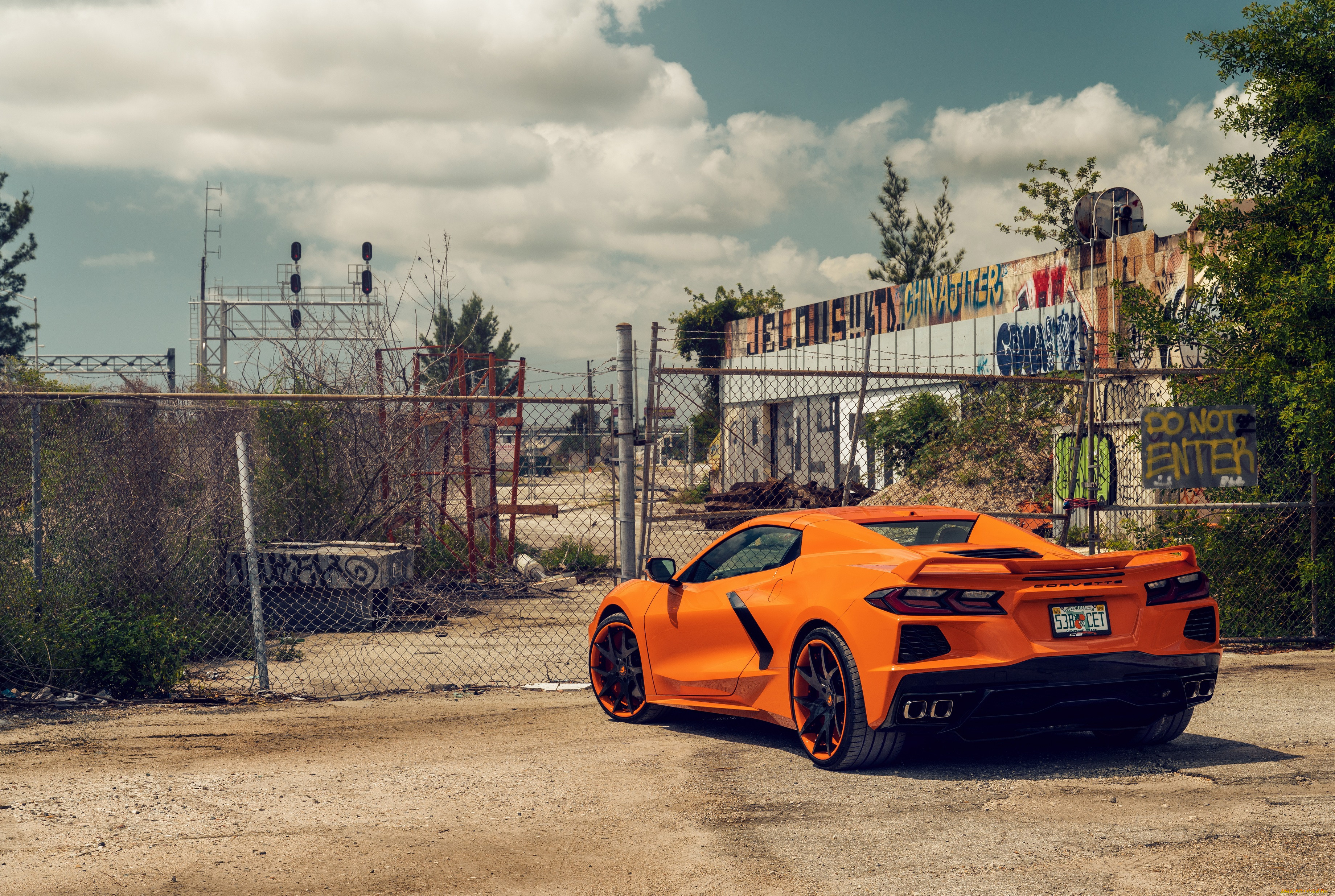 , corvette, 2022, forgiato, wheels, coast2, coast, orange, c8, miami, , , 